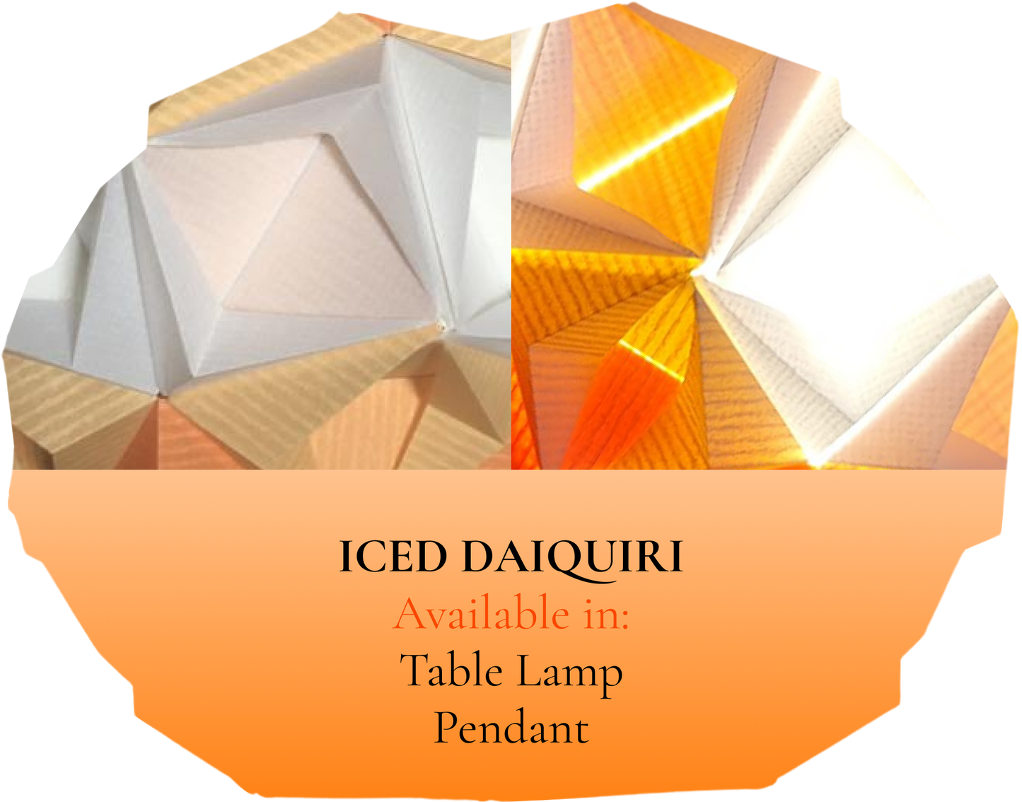 ICED DAIQUIRI origami table lamp-