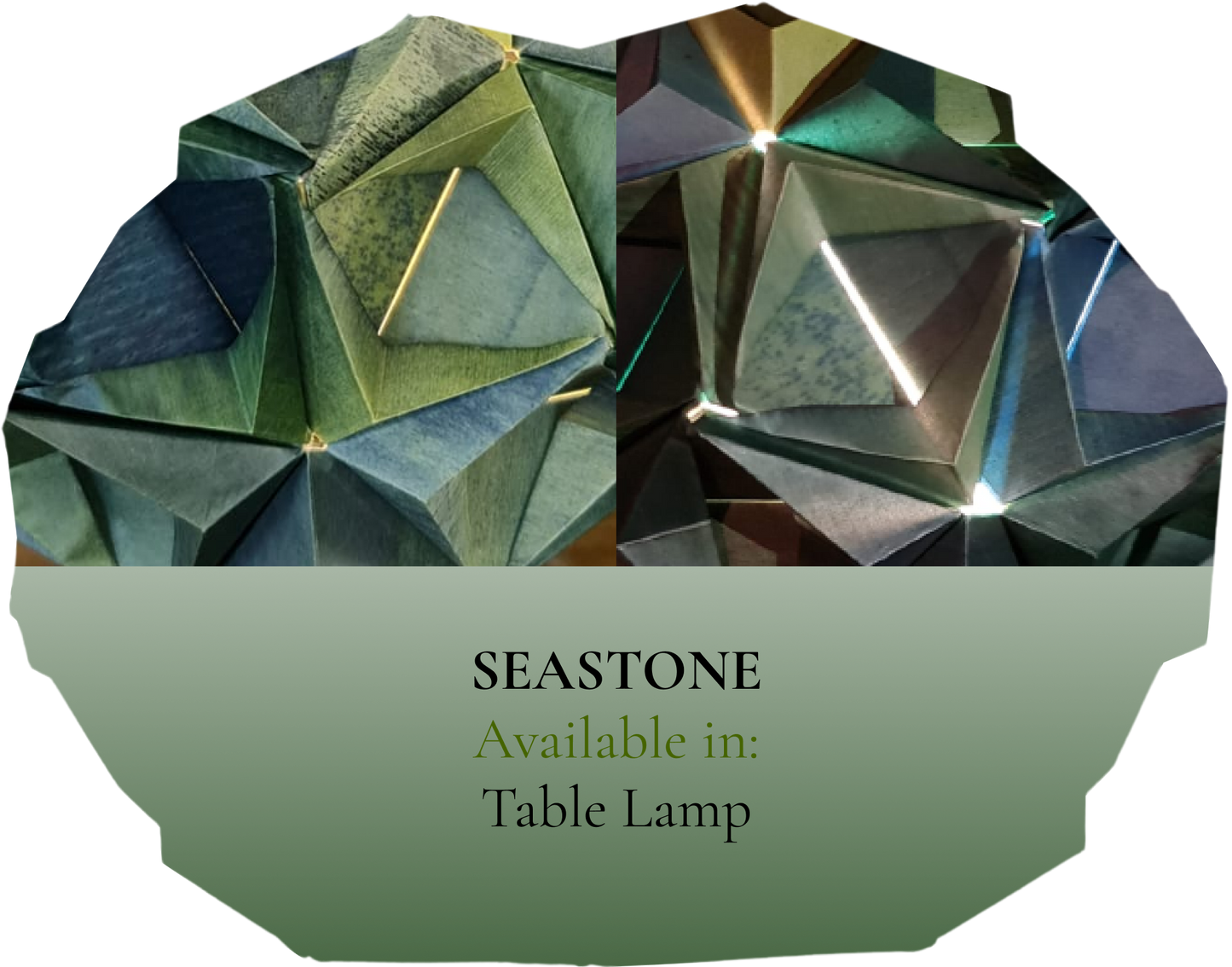 SEASTONE origami table mood lamp-