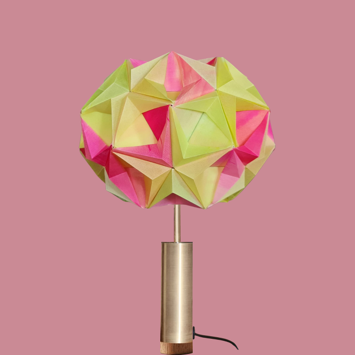 PINK LADY origami table lamp-