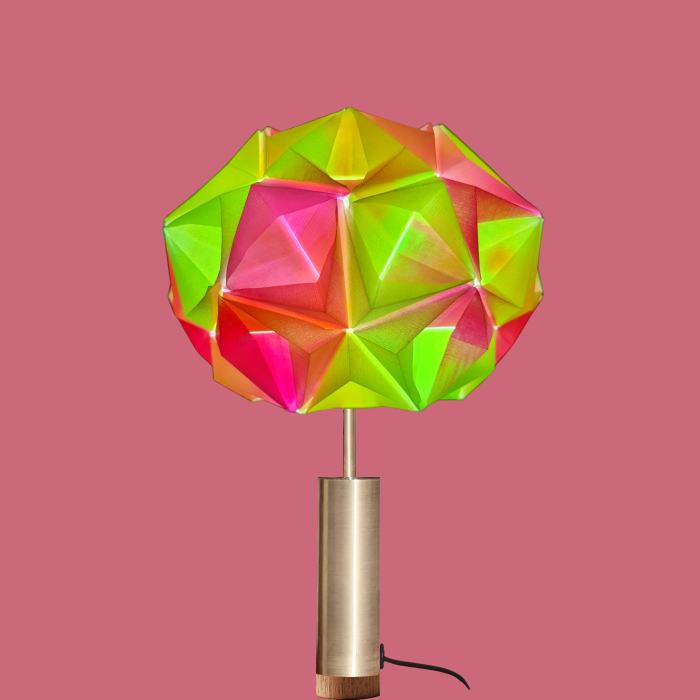 PINK LADY origami table lamp-